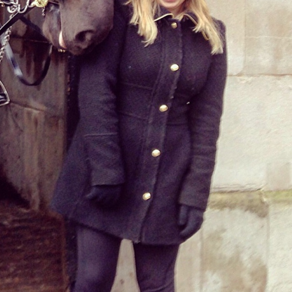 Jessica Simpson peacoat